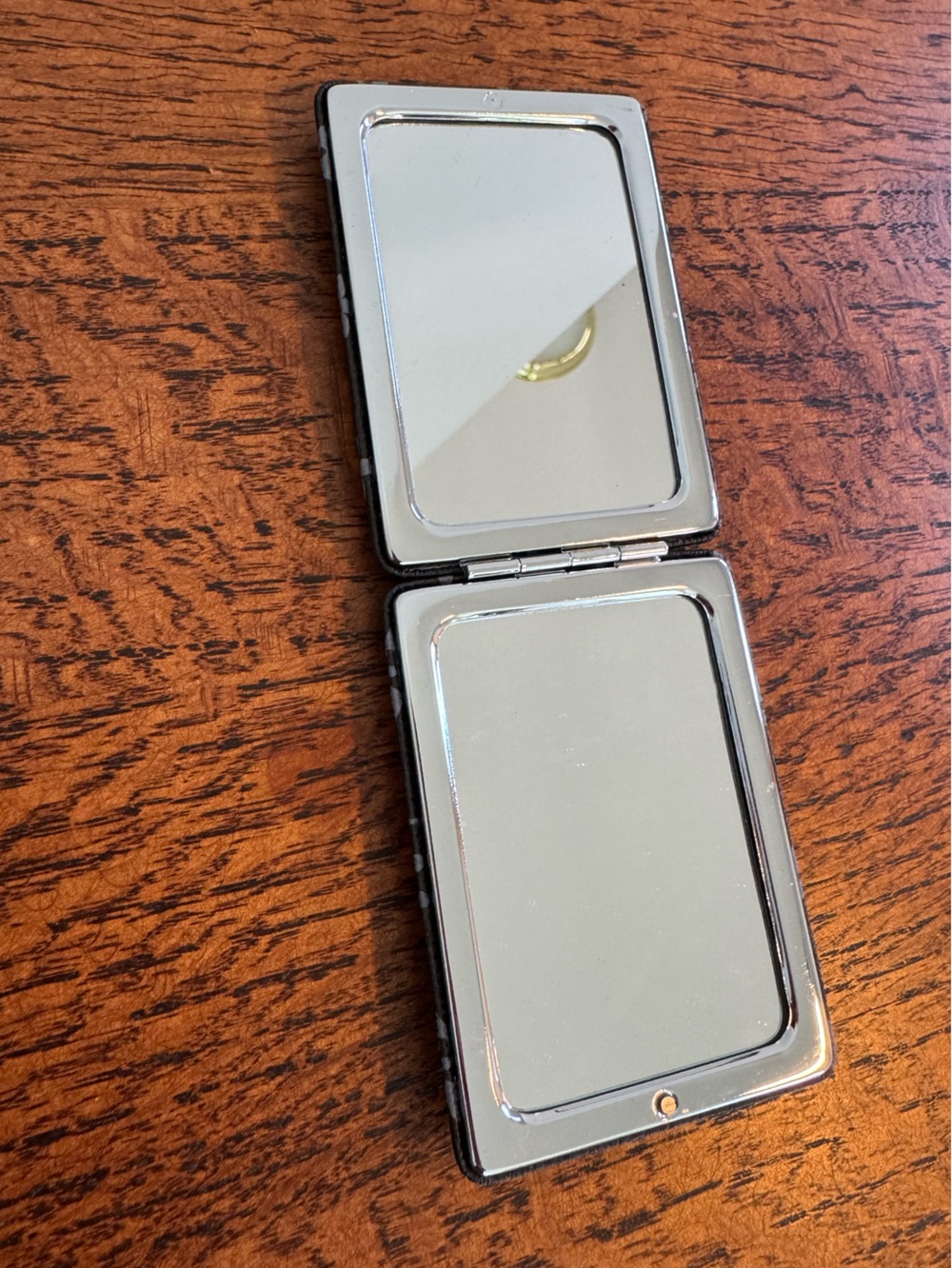 Monogram Foldable Hard Case Compact Mirror - Picture 2 of 5